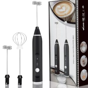 Mezclador Café Espumador Leche Recargabl