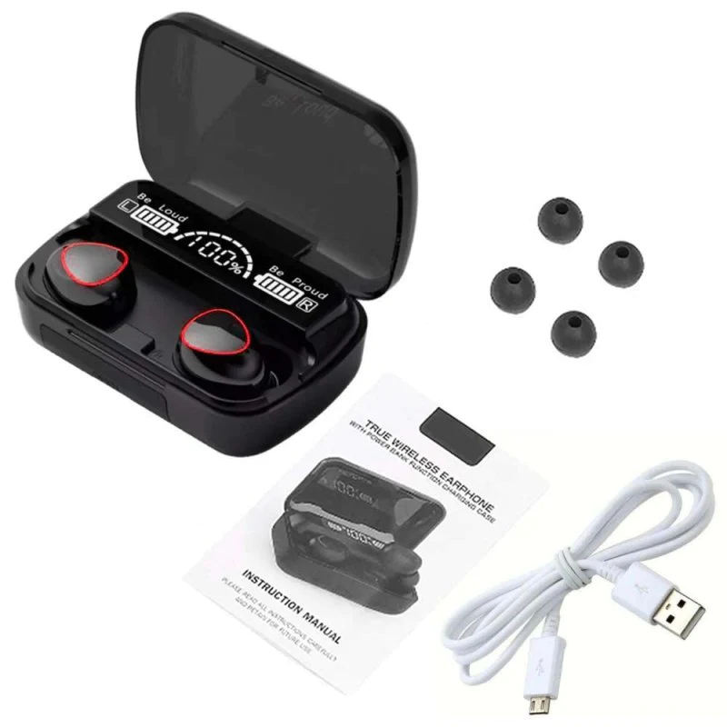 AUDIFONOS BLUETOOTH M10 LUZ LED - Imagen 2